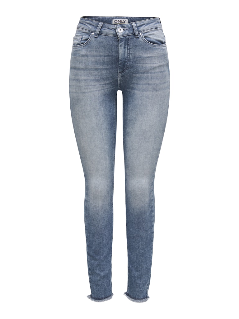 Onlblush Mid Sk Ank Rw Dnm Rea158 - Blue Denim