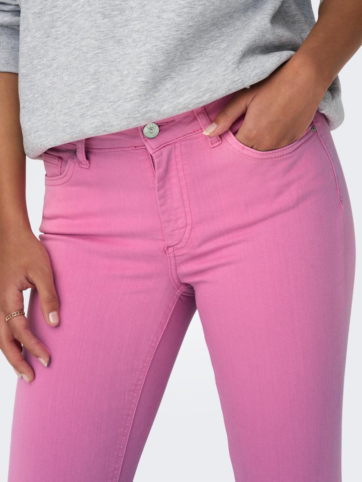 Onlblush Mid Slim Long Slit Pant Pn - Roze