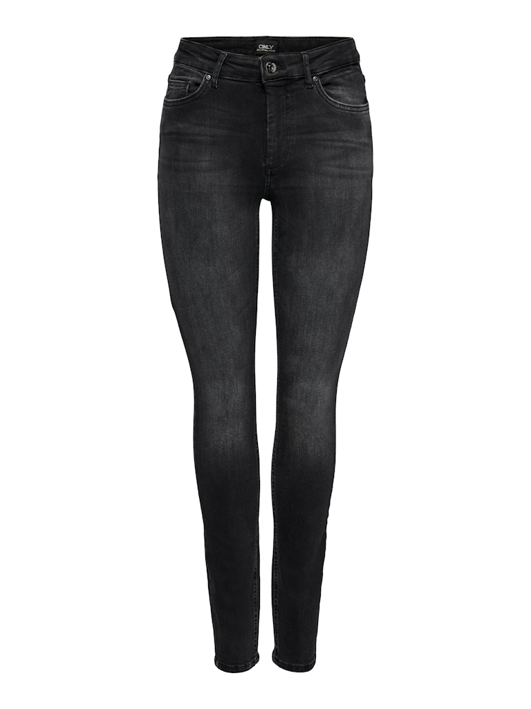 Onlblush Life Mid Sk Dnm Rea1099 No - Black Denim