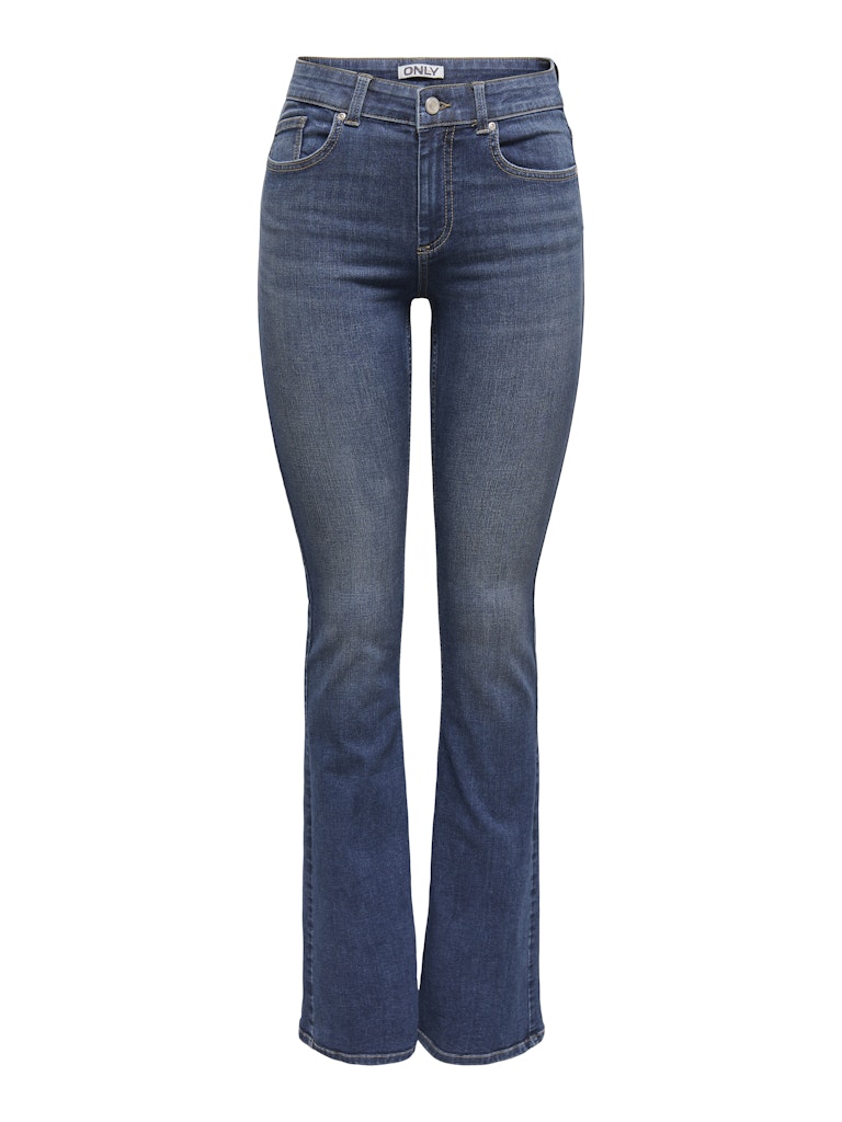 Onlblush Mw Flared Smu Dnm Pim - Blue Denim