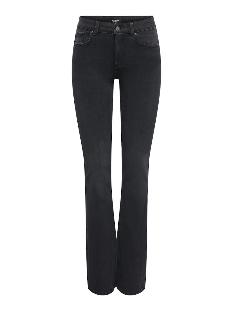 Onlblush Mw Flared Smu Dnm Pim - Black Denim