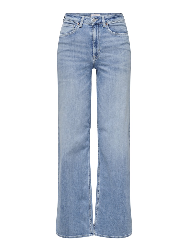 Onlmadison Blush Hw Wide Dnm Cro371 - Blue Denim