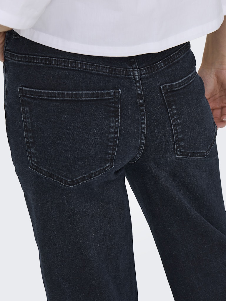 Jdyfelina Fina Hw Wide Dnm Jeans - Blue Denim