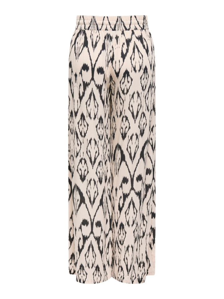 Jdybree Life Mw Wide Pant Wvn - Ecru Dessin