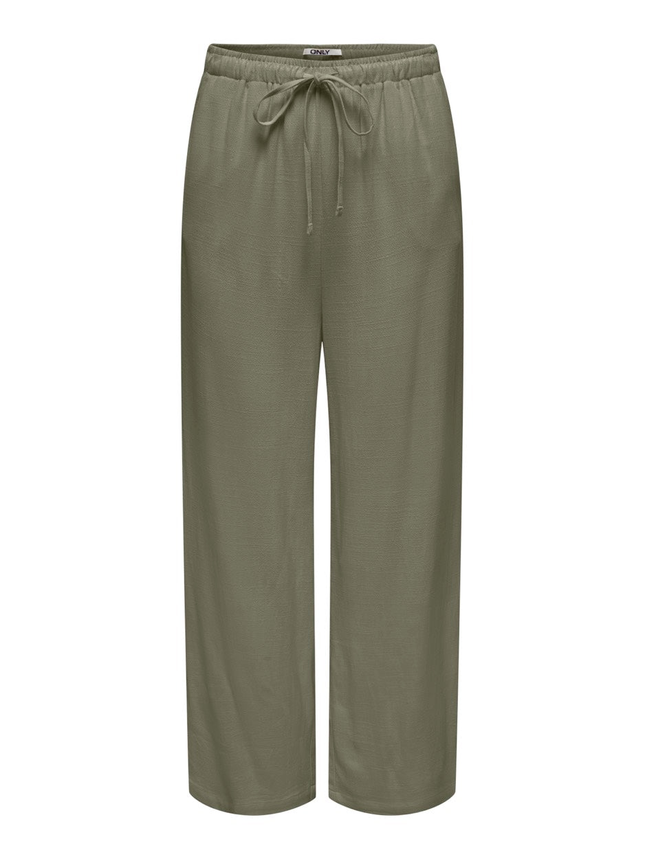 Onlsiesta Mw Pull-up Linen Bl Pnt N - Army