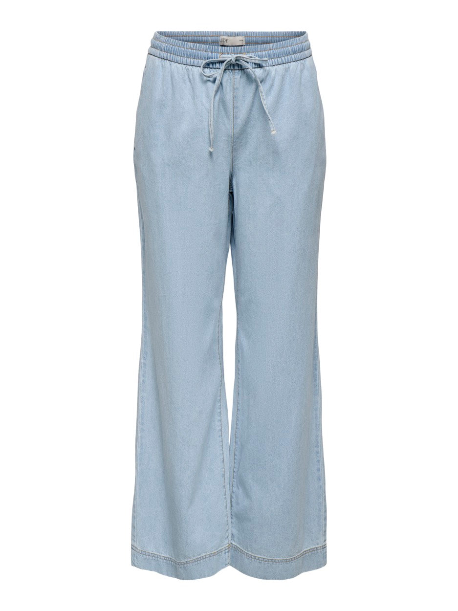 Jdypenny String Loose Jeans Dnm - Blue Denim