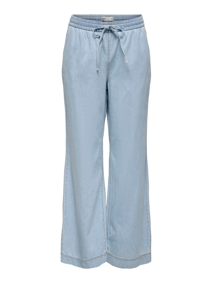 Jdypenny String Loose Jeans Dnm - Blue Denim