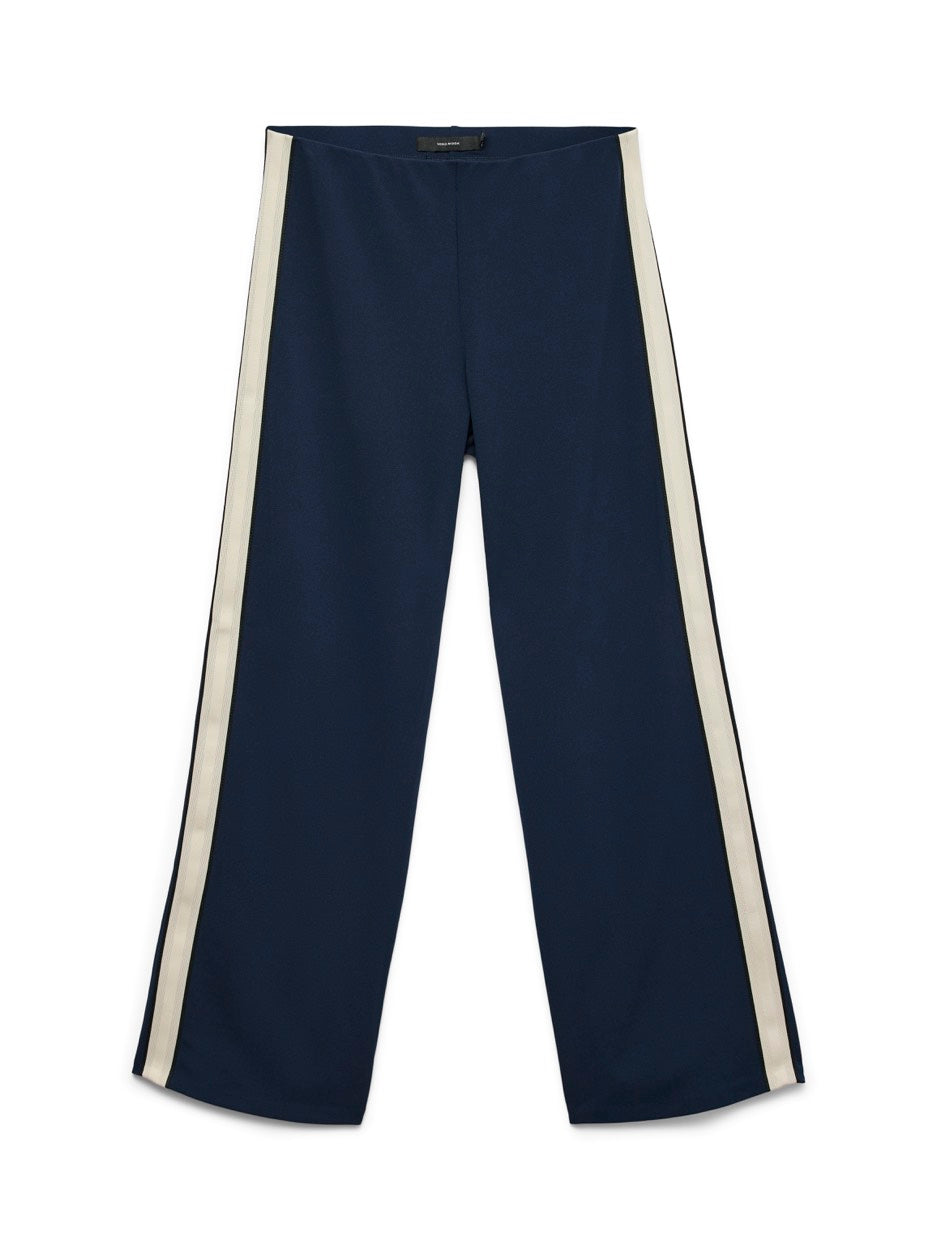 Vmberlin Mw Wide Panel Pants - Navy