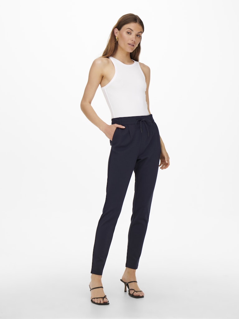Onlpoptrash Easy Colour Pant Pnt No. Black/balsam Green/night Sky Via - Navy