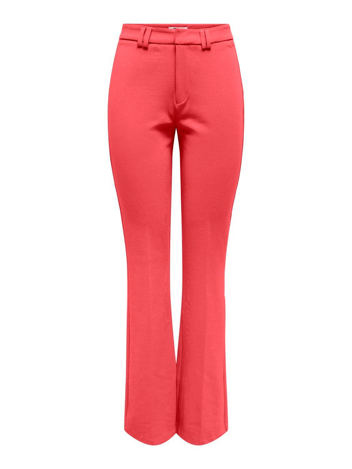 Onlpeach Mw Flared Pant Tlr Noos - Koraal Rood