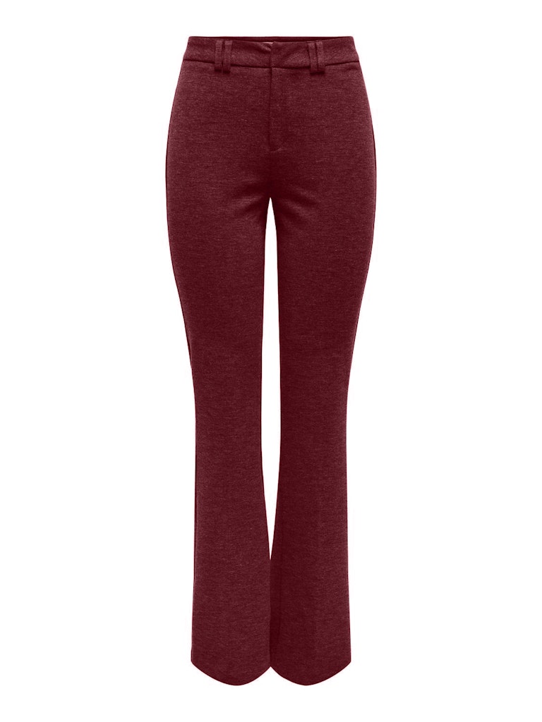 Onlpeach Mw Flared Pant Tlr Noos - Wijnrood
