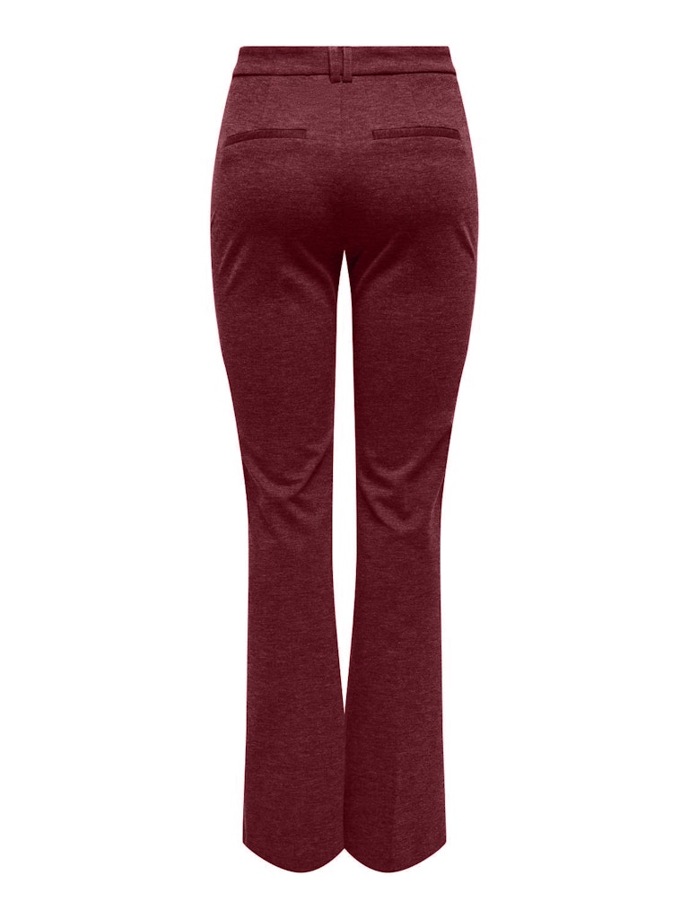 Onlpeach Mw Flared Pant Tlr Noos - Wijnrood