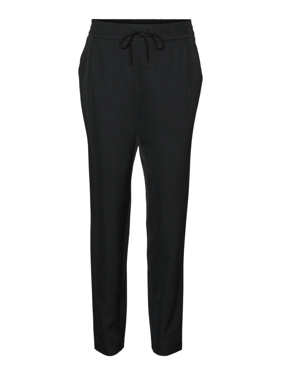 Vmraya Mw Loose Tapperd Pant - Zwart