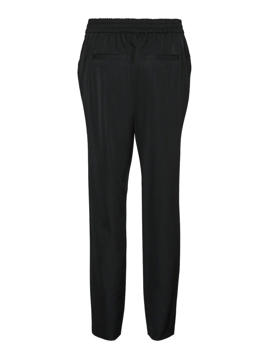 Vmraya Mw Loose Tapperd Pant - Zwart