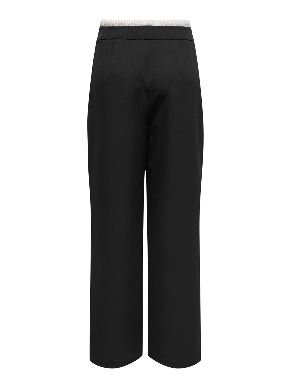 Jdyeden Mw Wide Waistband Pant Pnt - Zwart