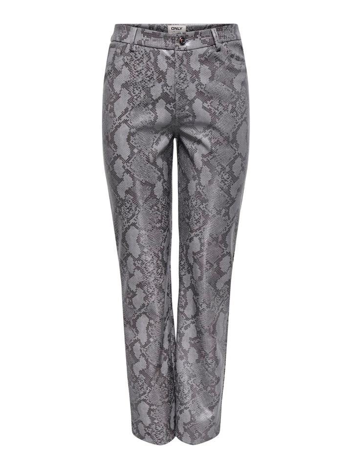 Onlazula Hw Str Snake Pant Pnt - Grijs Dessin