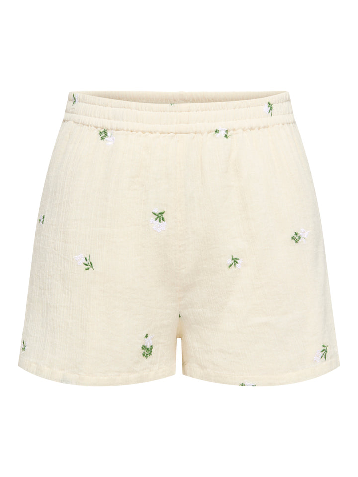 Jdyalba Hw Short Wvn - Ecru Dessin