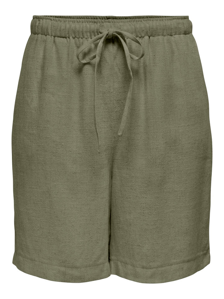 Onlsiesta Mw Pull-up Lin Bl Shorts - Army