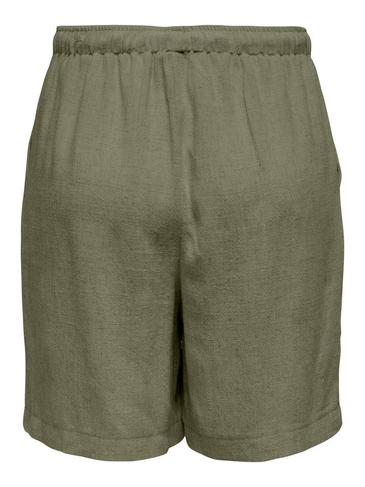 Onlsiesta Mw Pull-up Lin Bl Shorts - Army