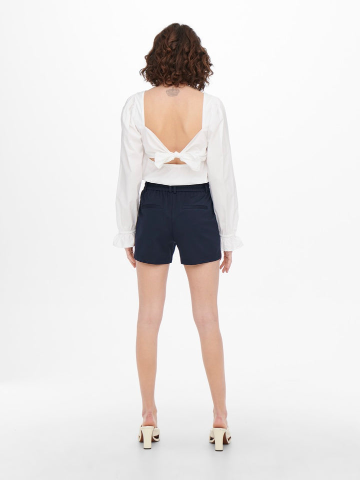 Onlpoptrash Life Easy Shorts Pnt Noos - Navy