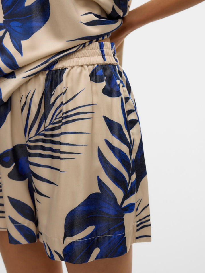 Vmvina Hw Shorts Wvn Ga - Blauw Dessin