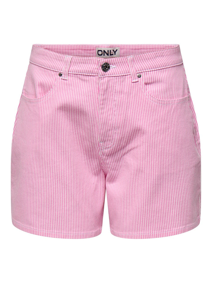 Onlvox Hw Stripe Shorts Pnt - Roze Dessin