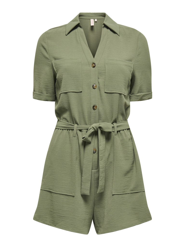 Onlmacha Life Ss Cargo Playsuit Wvn - Army