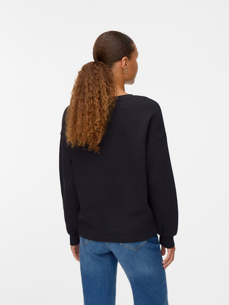 Vmfatilda L/s Sweatshirt Jrs Btq - Zwart