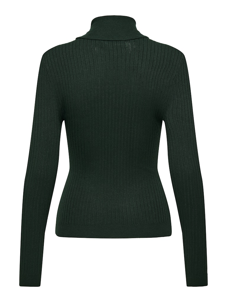 Onlkarol L/s Rollneck Pullover Knt Noos - Donkergroen