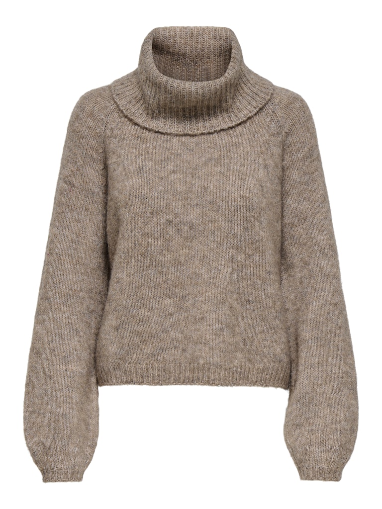 Onlgila Life Ls Rollneck Bf Knt - Bruin Melee