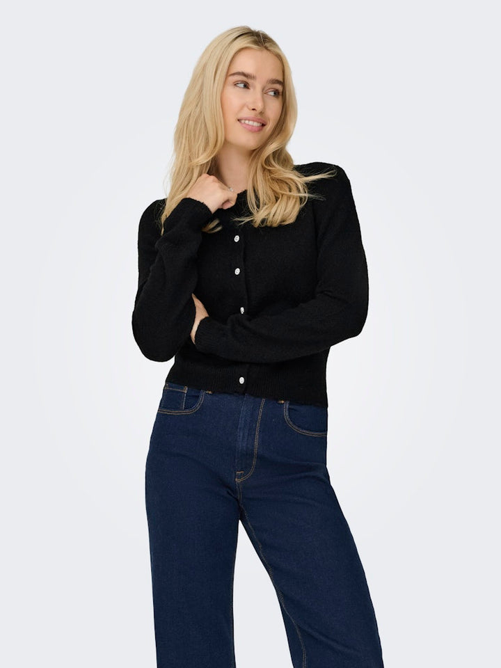 Onlhavanna Ls Button Cardigan Knt - Zwart