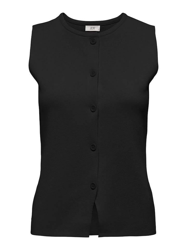 Jdyprime Life S/l On Fitted Vest Knt - Zwart