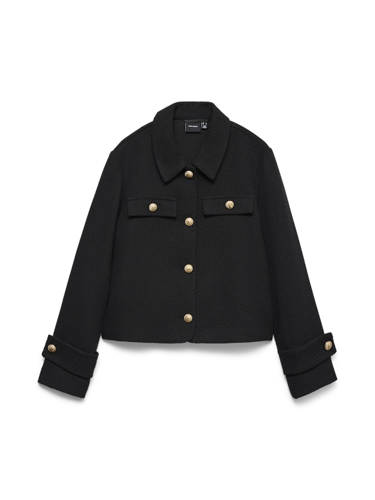 Vmziljacheck Short Jacket - Zwart