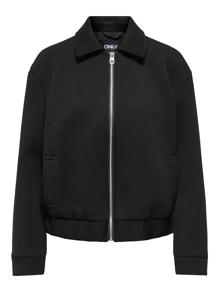 Onljudith Life Sort Scuba Jacket - Zwart