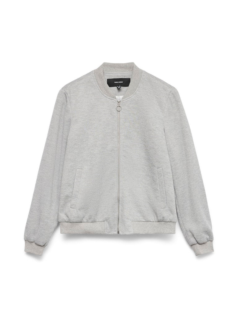 Vmkimiko Ls Short Jersey Bomber Noos - Grijs Melee