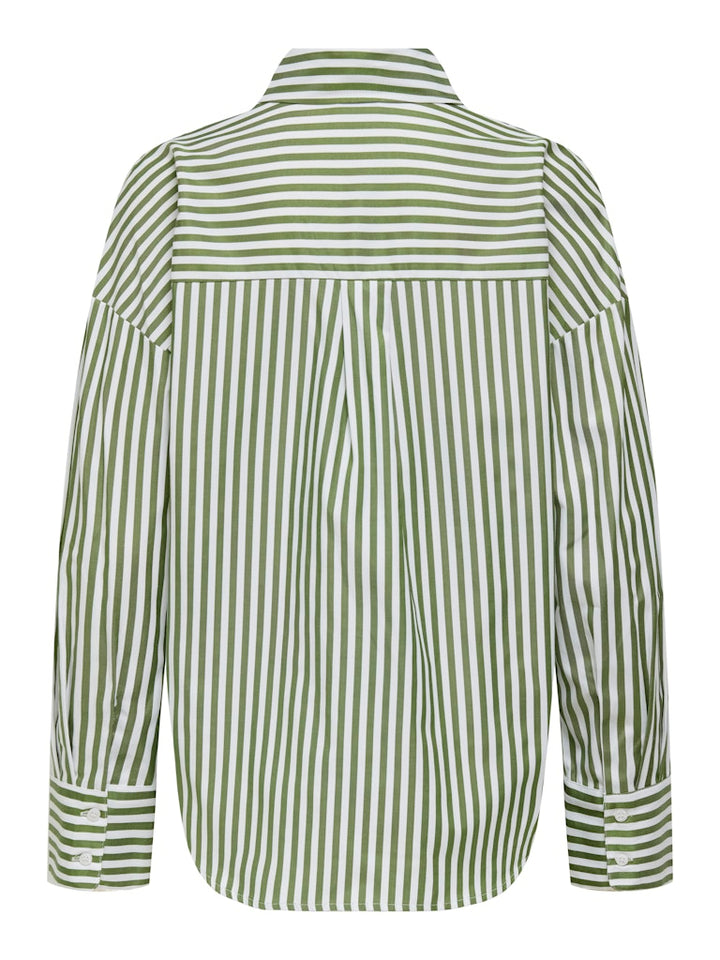 Jdyvesper L/s Loose Shirt Wvn Noos - Wit Dessin