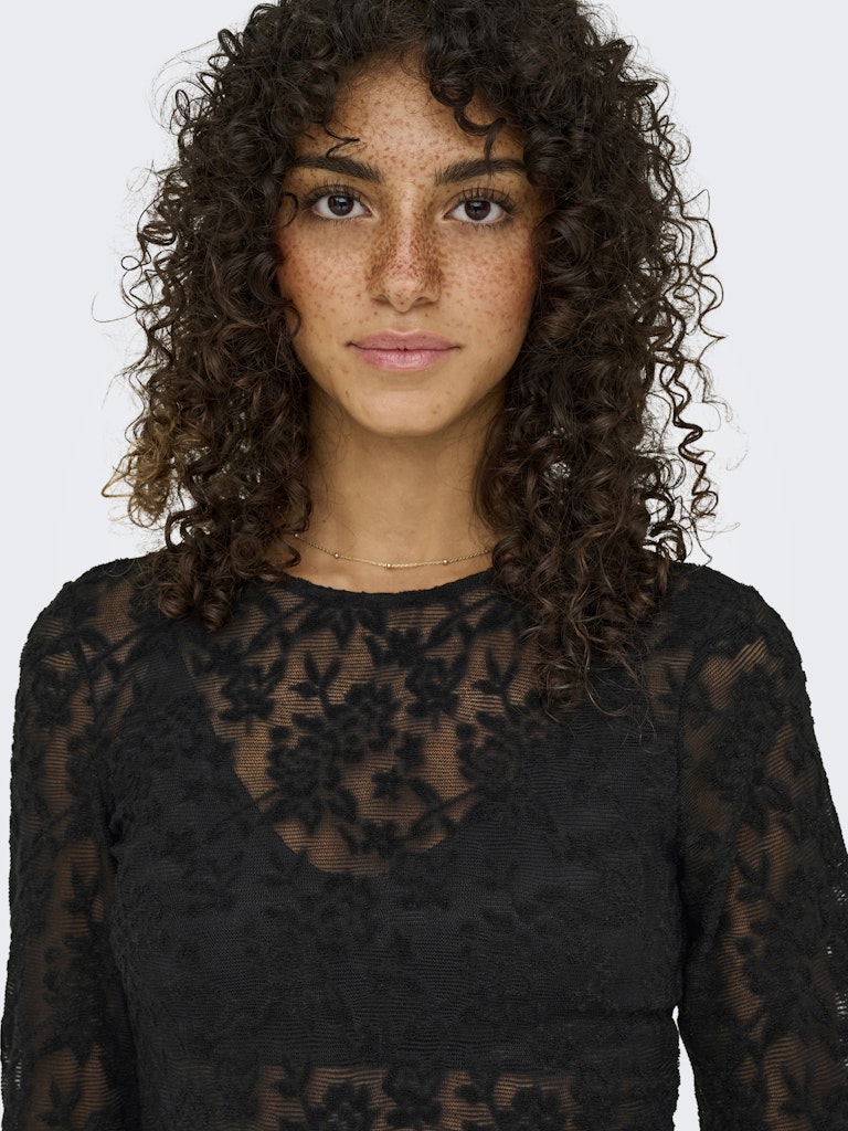 Onlblaise L/s Top Jrs - Zwart