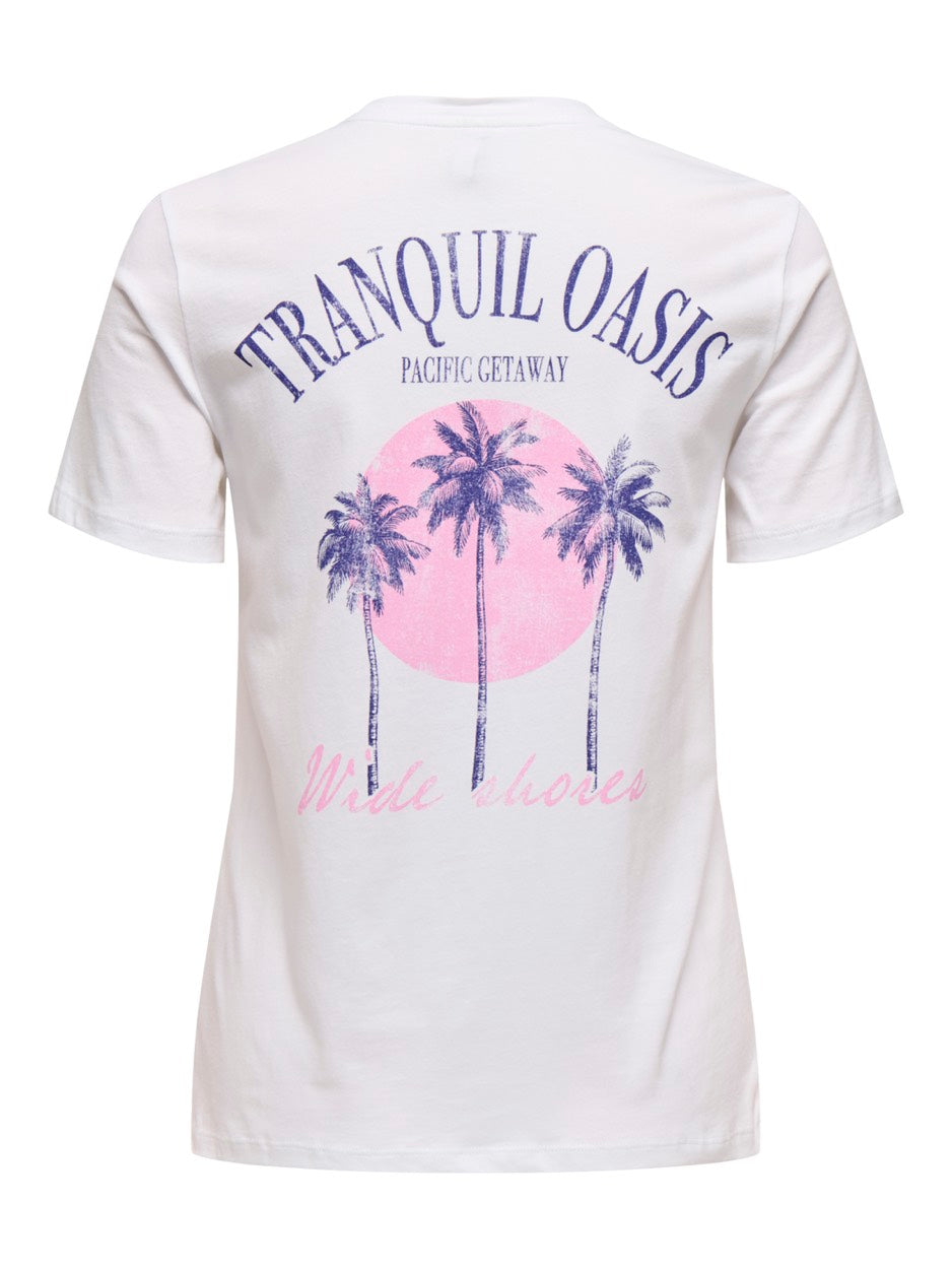 Onllucia Life Reg S/s Top Jrs - Wit