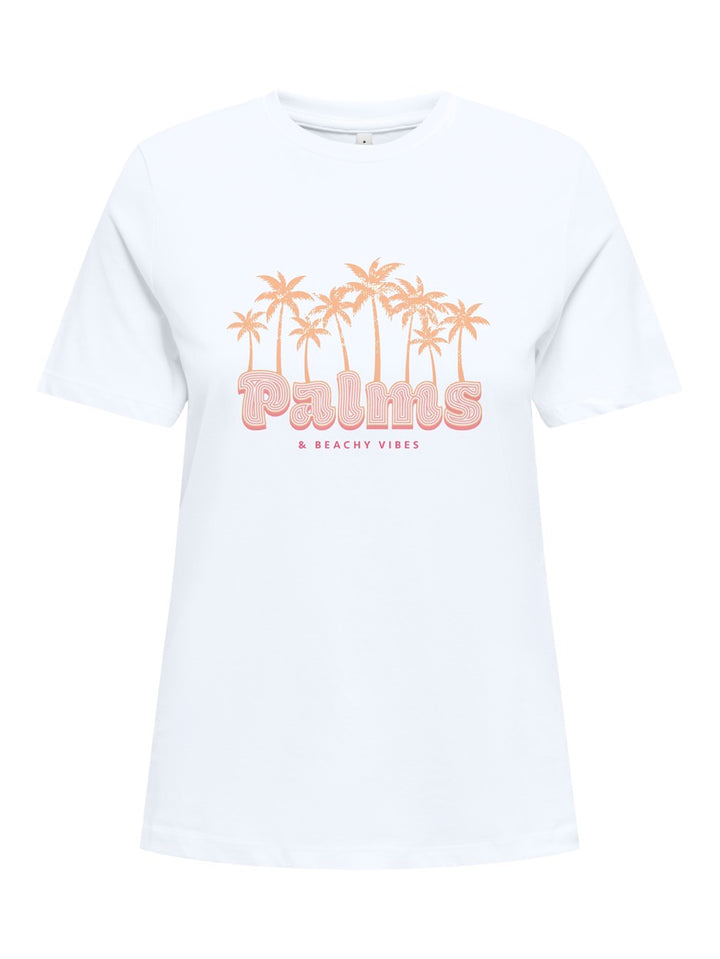 Onlhenny Life Reg S/s Top Box Jrs - Off-white