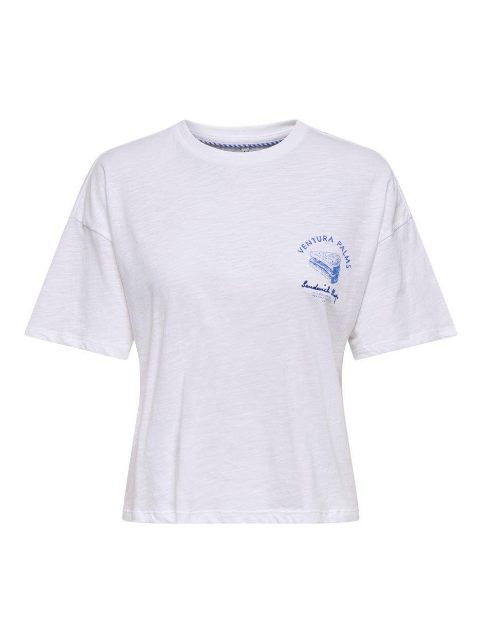 Onlbone S/s Dining To Box Jrs - Off-white