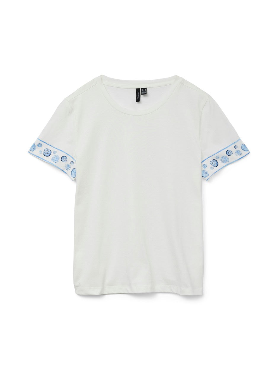 Vmsandra Francis Ss Top Box Jrs - Off-white