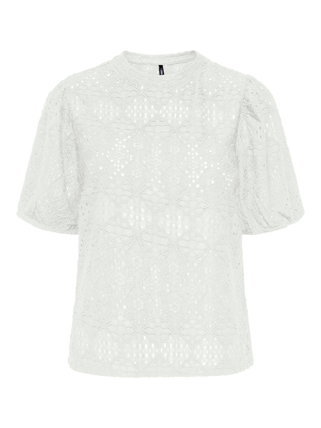 Onlluz S/s Puff Sleeve Top Jrs - Off-white