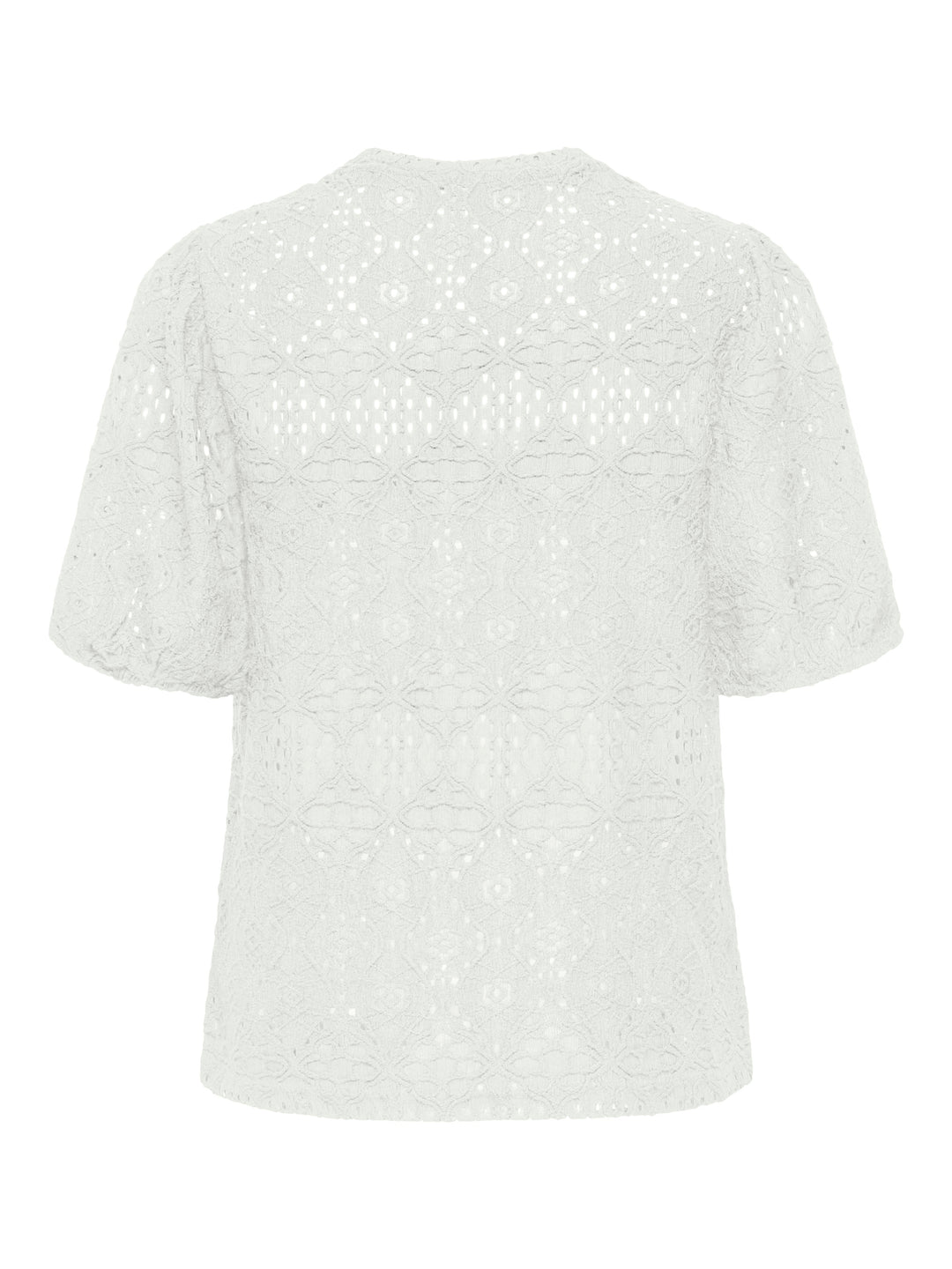 Onlluz S/s Puff Sleeve Top Jrs - Off-white