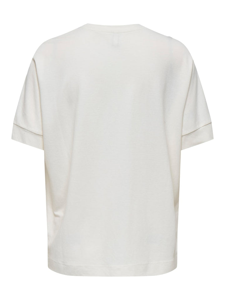 Onljany S/s O-neck Print Top Box Jrs - Off-white