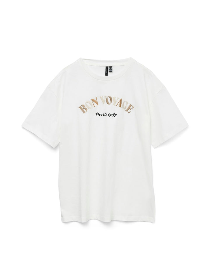 Vmsara Mia Ss Top Box Jrs Spe Ga - Off-white