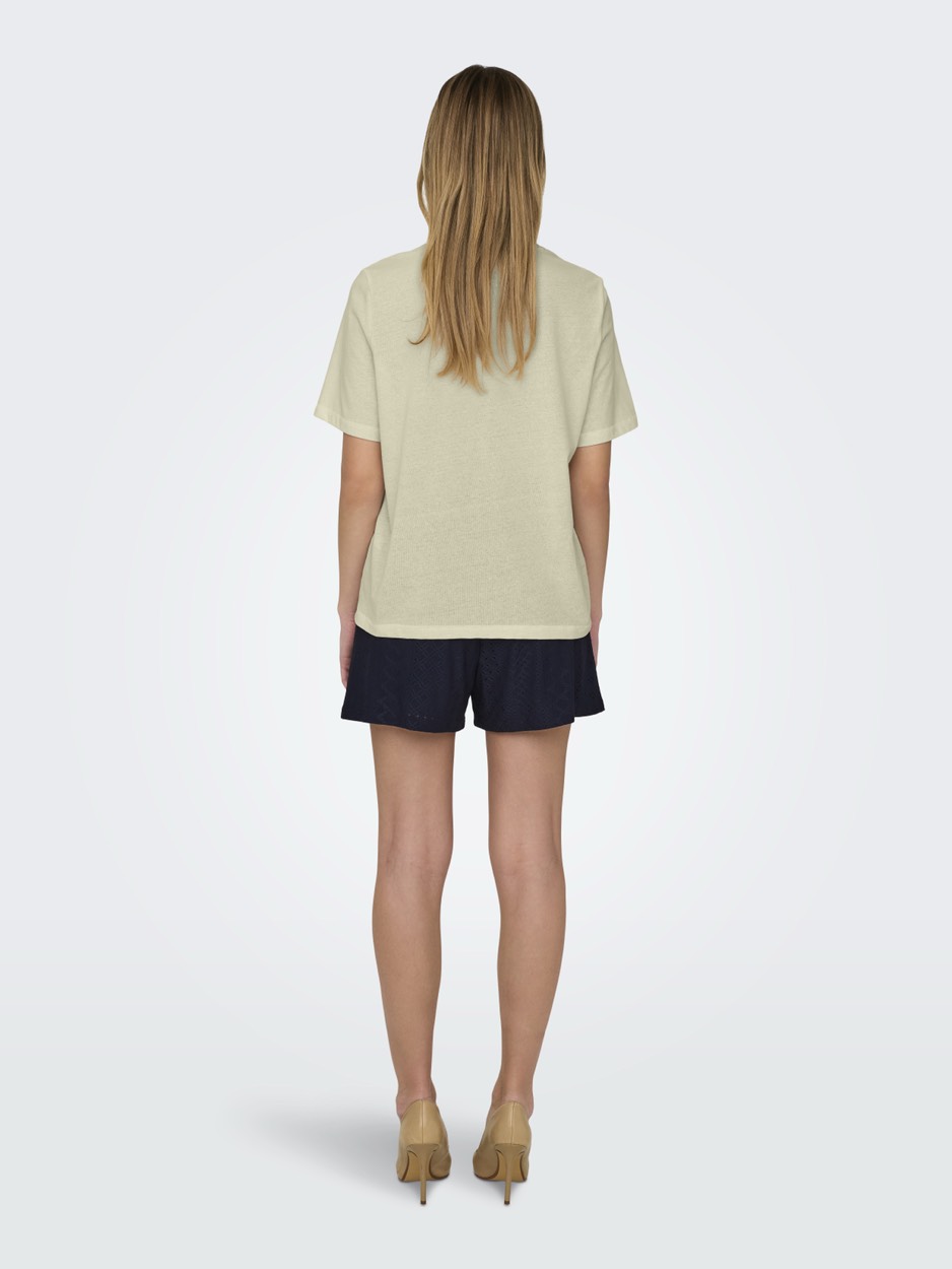 Onlblinis Life S/s Fruit Top Box Jrs - Geel