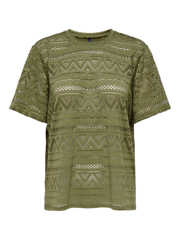 Onlaniri S/s O-neck Top Jrs - Army