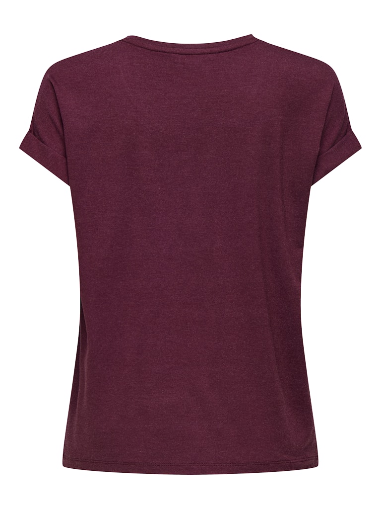 Onlmoster S/s O-neck Top Noos Jrs - Bordeaux