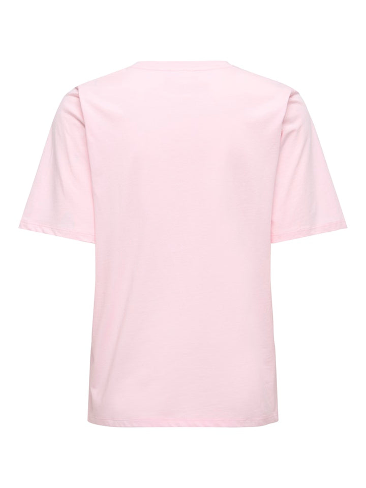 Jdytinne S/s Summer Print T-shirt Jrs - Roze