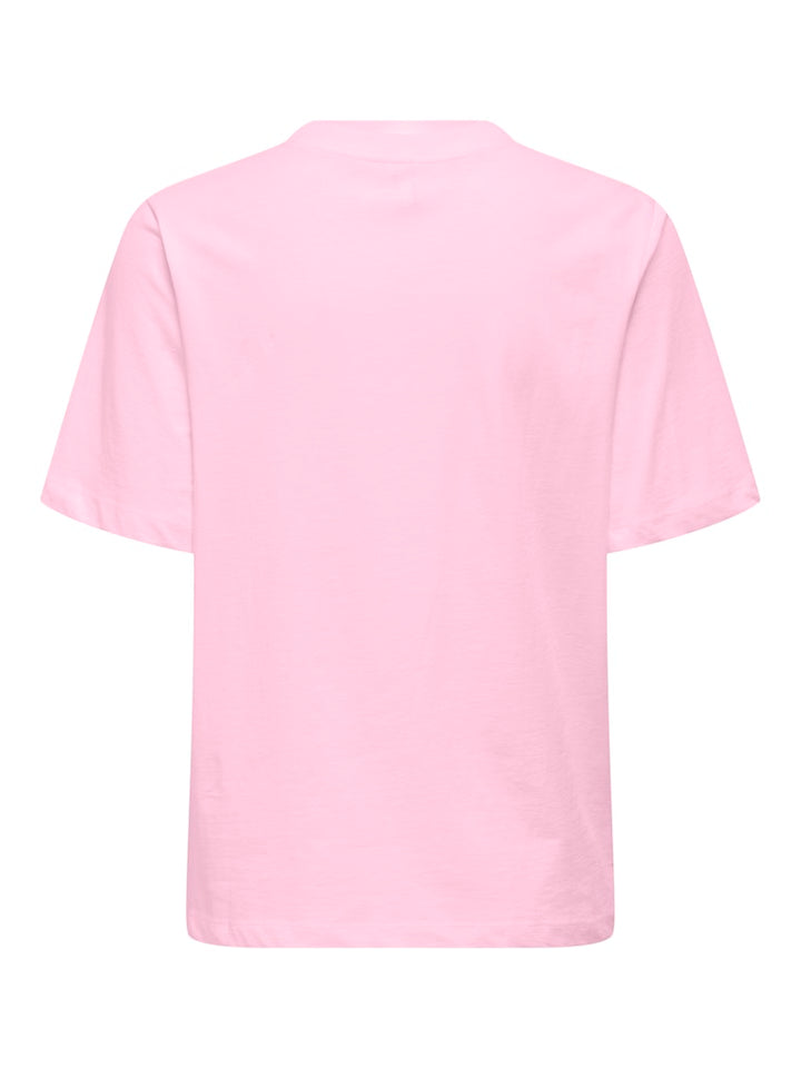 Onltrudy Ss Boxy Tee - Licht Roze